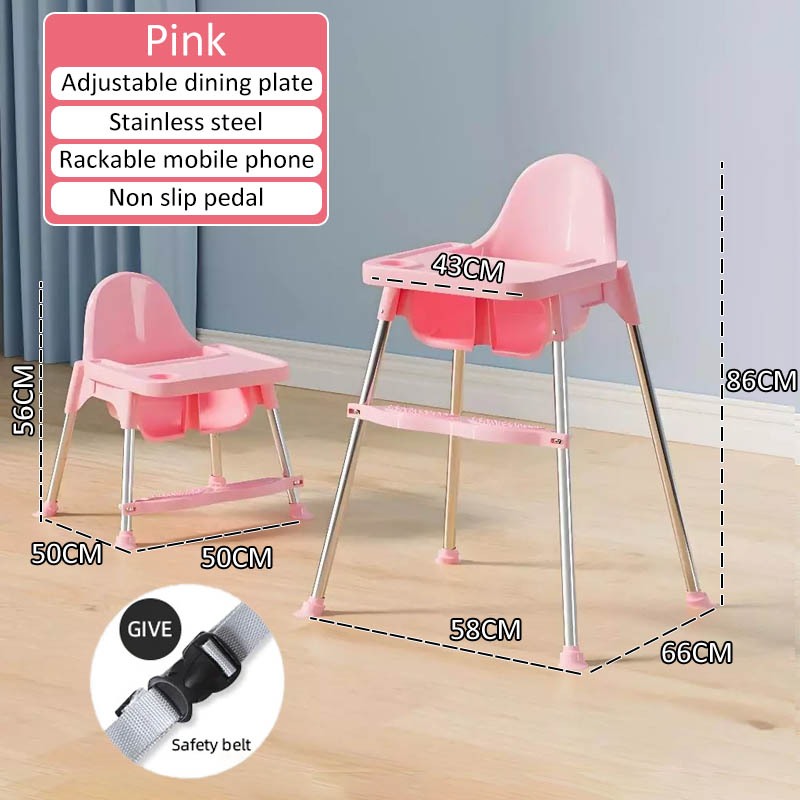 Baby Chair Kursi Makan Bayi My Chair High Chair Portable Glowing Stages Baby Chair