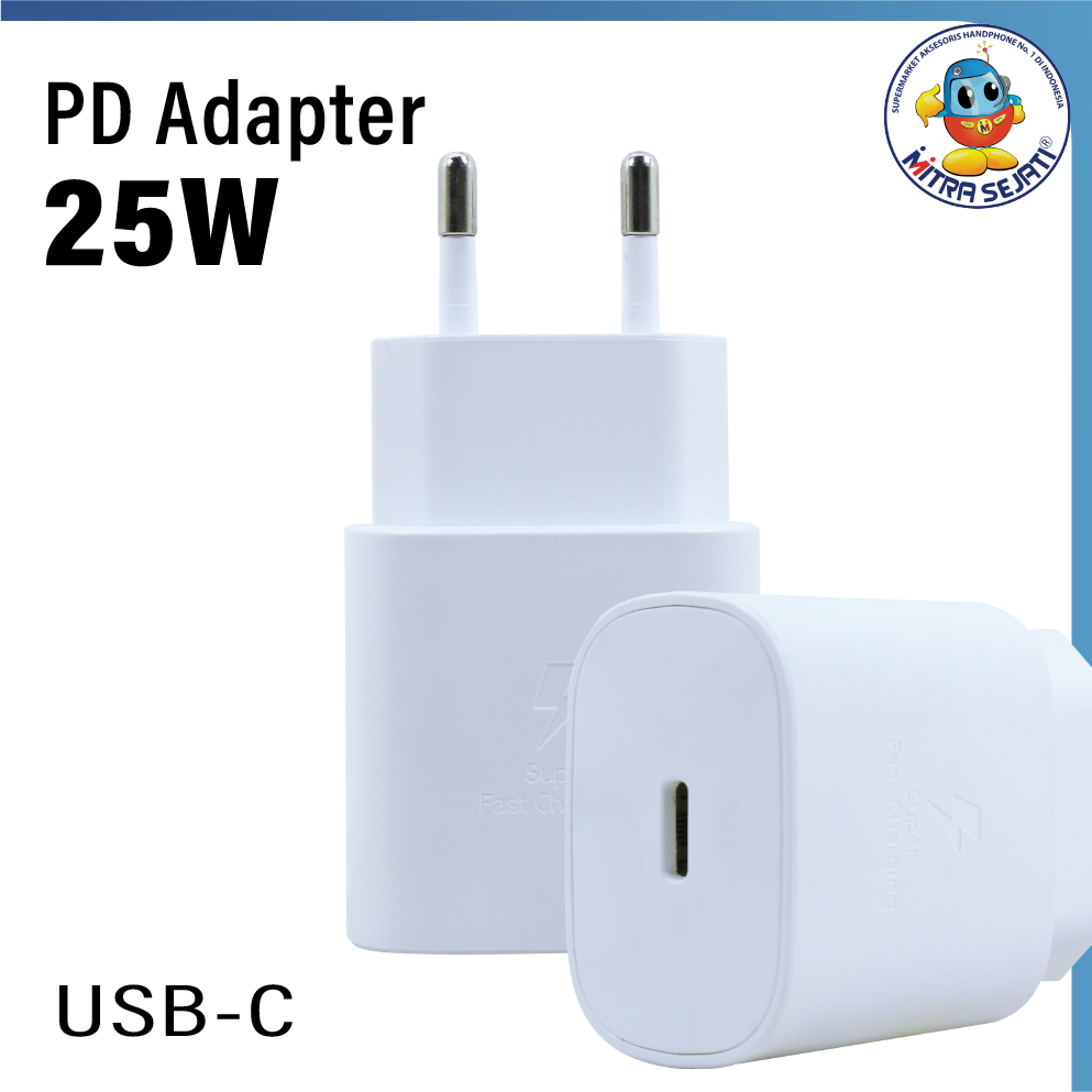 Kepala Charger USB C 25W Samsung Super Fast Charging-AKTC25WPDSA