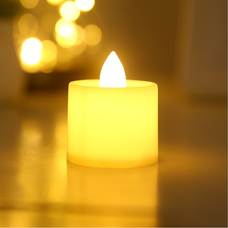 Lilin Led Mini Candle Light Lamp Dekorasi Kamar Tidur Rumah Warna Warni Dekorasi Portable HH