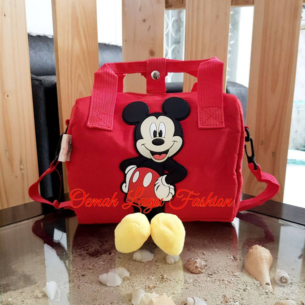 Zara Kids Mickey Mouse Disney Bowling Bag / Tas Selempang / Tas Bahu / Tas Tote Wanita