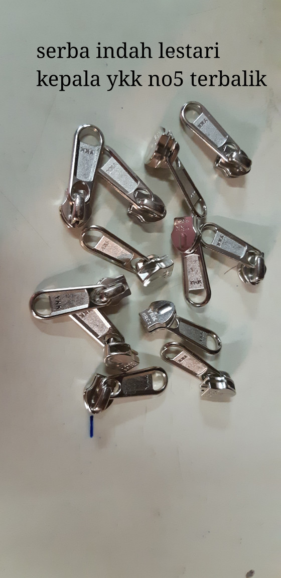 KEPALA YKK NO5 TERBALIK ORIGINAL 1PACK ISI 100PCS
