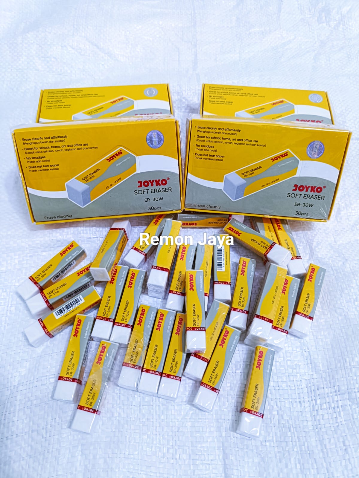(5 PCS) Eraser / Penghapus Joyko EB-30W/ Murah