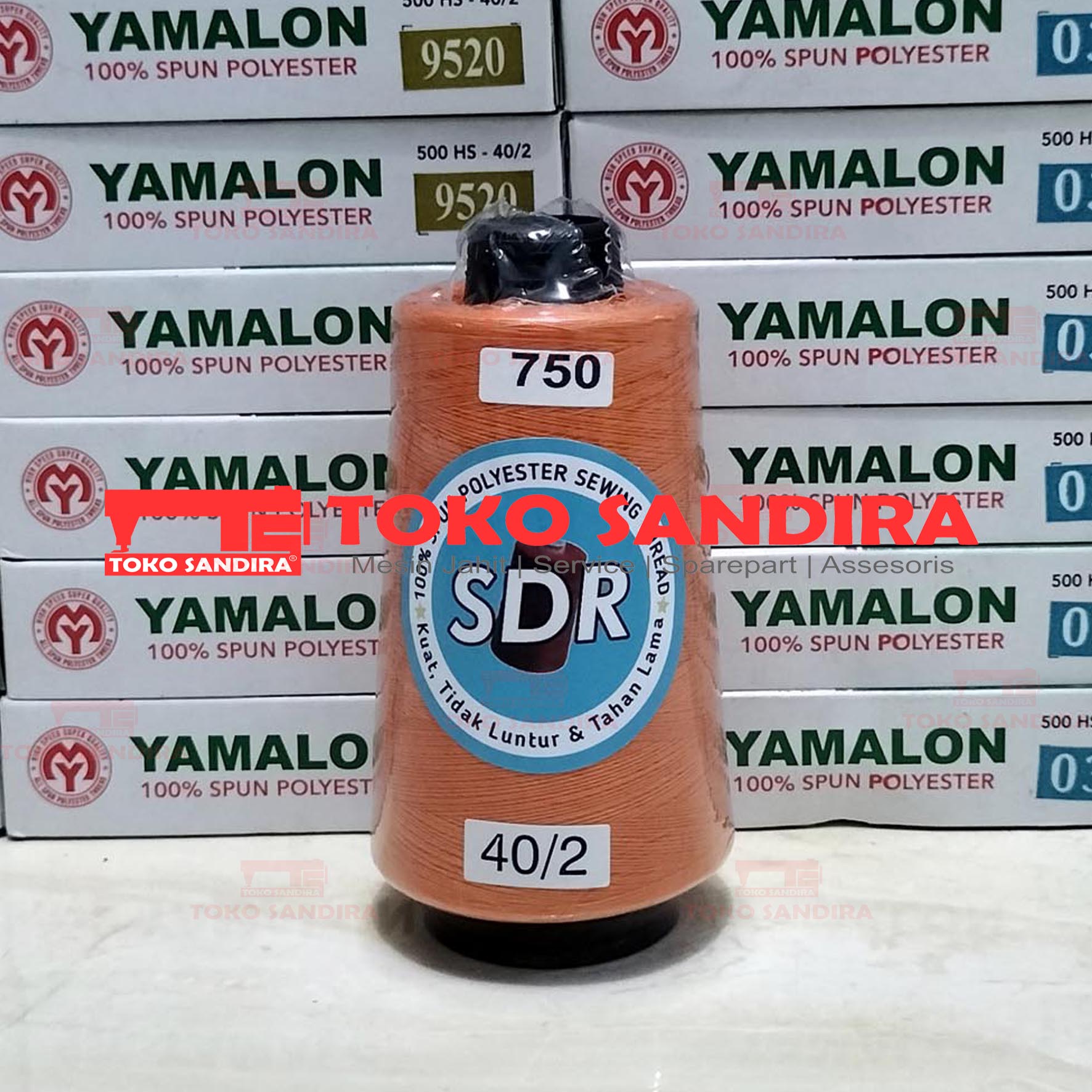 1 pcs Benang Jahit 40/2 /benang katun 40/2/Benang jahit murah/toko alat jahit/kebutuhan menjahit/toko perlengkapan menjahit/alat jahit lengkap