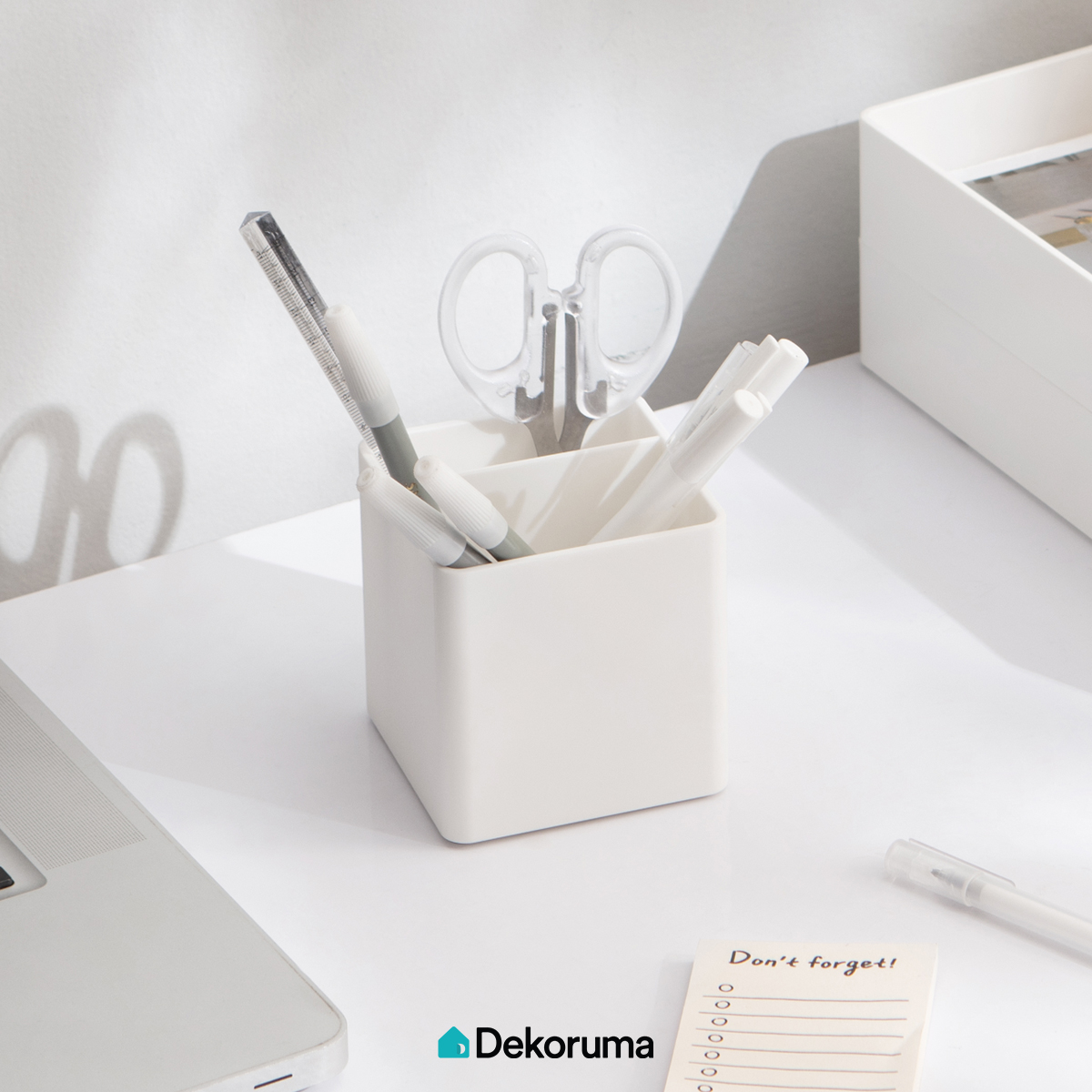Dekoruma MISU Tempat Alat Tulis Meja - Desk Organizer - Kotak Pensil