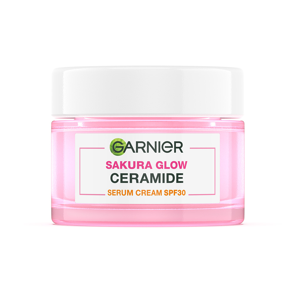 Garnier Sakura Glow Pinkish Radiance Glowing Day Cream SP30 / PA +++ Skin Care - 50ml (Krim Siang...