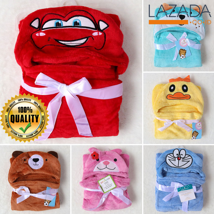 Baby Leon Selimut Bayi Character Topi Animal-Baby Blangket just to you kolaco sumersault - Selimut Hoodie Bulu Bayi 3D Hoodie Blanket Tudung Selimut Karakter Anak Kostum Fotografer Baby
