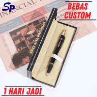 Pulpen Custom Grafir Laser Logo Nama Tulisan Pen Metal Sovenir Promosi