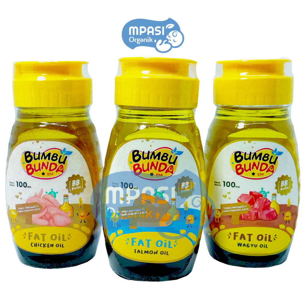 BUMBU BUNDA ELIA FAT OIL BB BOOSTER - Minyak Mpasi - Kemasan Repack 20ML