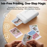 TELESIN Printer Foto Smartphone Portable Bluetooth 300 DPI 500mAh - P5-PLD-02 - White