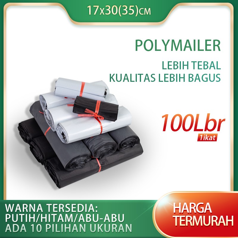 Kantong Plastik Polymailer 16x20/17x30/17x35 Amplop Packing Online/Kantong Kurir