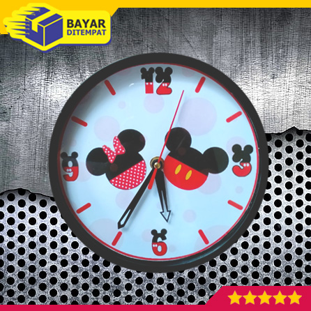Jam Dinding Mickey Mouse 2 DOUBLE Tembok Dingding Wall Clock [JMG37]