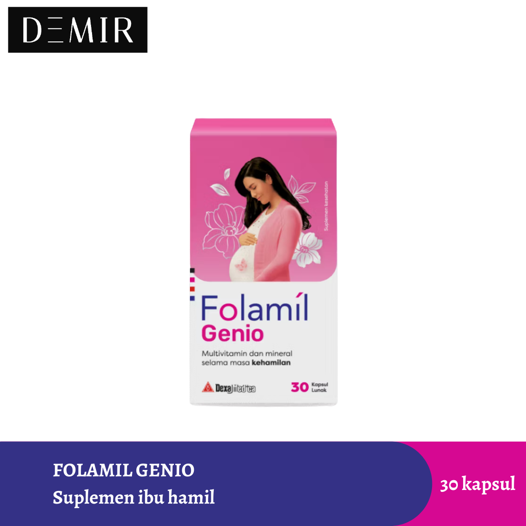 Folamil Genio 30 Kapsul / Suplemen Ibu Hamil