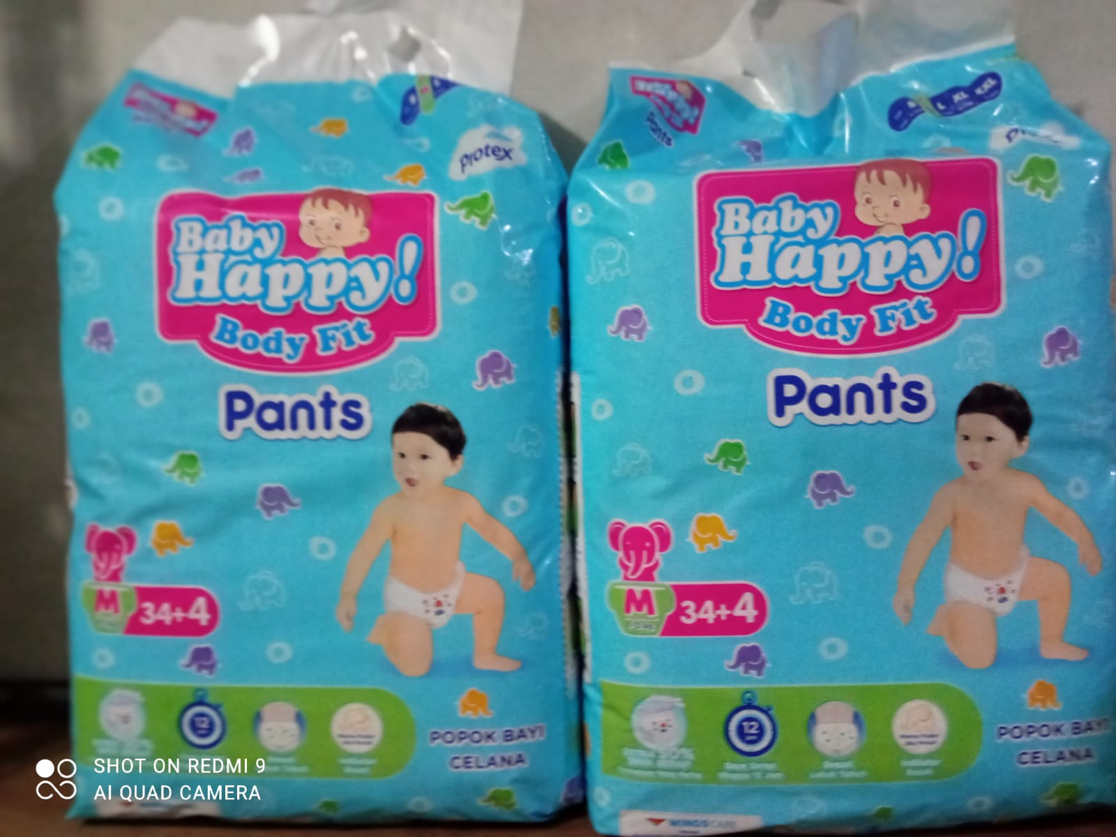 Baby Happy Pants M34+4 L30+4 XL26+4