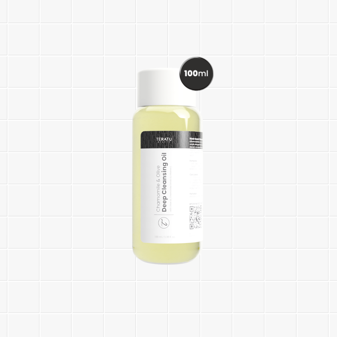 TERATU BEAUTY Chamomile & Olive Deep Cleansing Oil (Self Emulsified Oil to Milk formula ANGKAT KO...