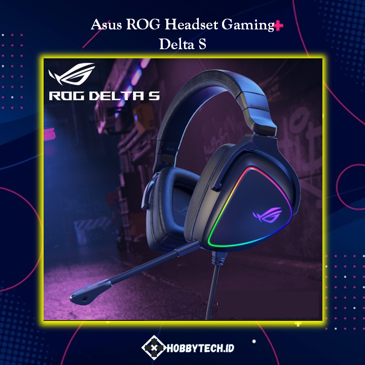 ASUS ROG Delta S USB-C Gaming Headset with AI Noise Canceling Mic