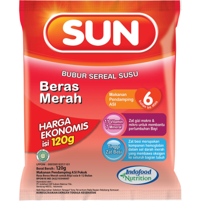 SUN Bubur Bayi Ekonomis Beras Merah 120 g