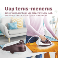 Tefal Steam Gen Express Essential / Setrika Uap 2 Menit 1.4L / SV6120
