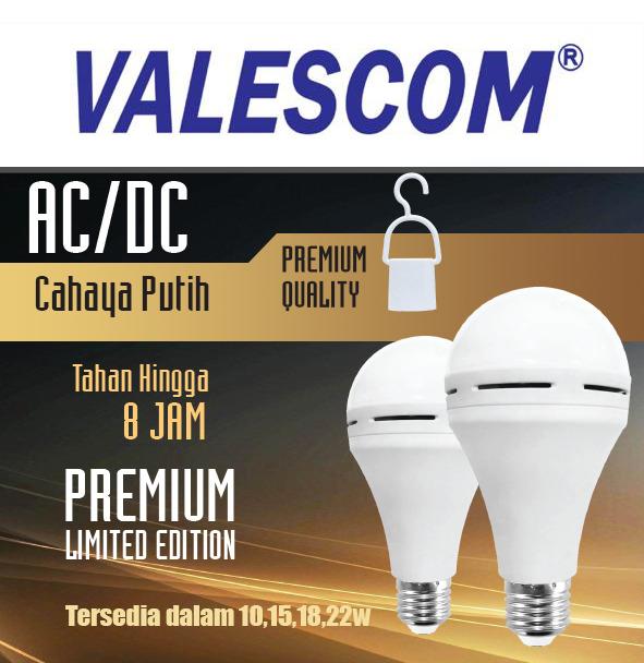 VALESCOM Lampu emergency lampu ajaib Cas Sentuh Tahan Lama 8 Jam - 10W/15W/18W/22W
