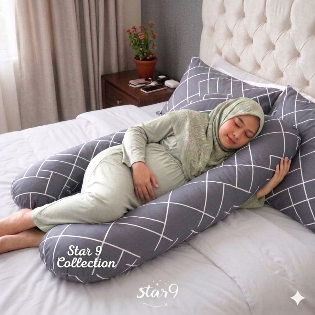 Bantal Hamil Super Jumbo ( ±155 x ±75 ) 2 Lapis