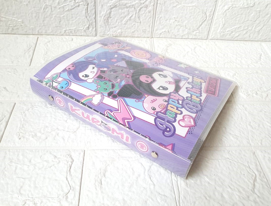 Map Binder Fancy Karakter Ukuran A5 Ring Besi 20R / Organizer Binder Note Slip