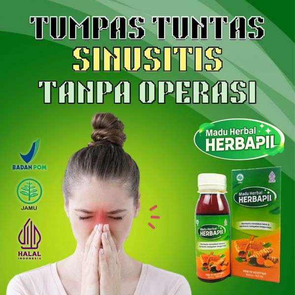 MADU HERBAPIL OBAT HERBAL UNTUK SINUSITIS