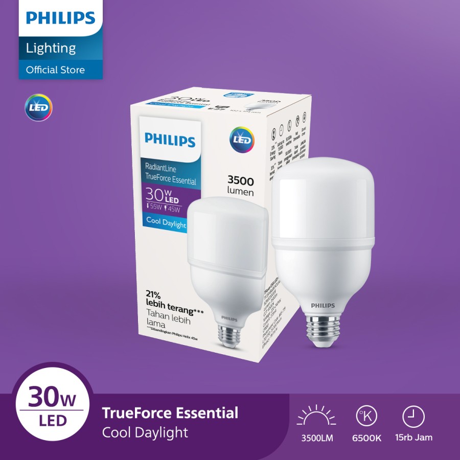 Philips Lampu LED Radiantline TrueForce Essential 30W Putih