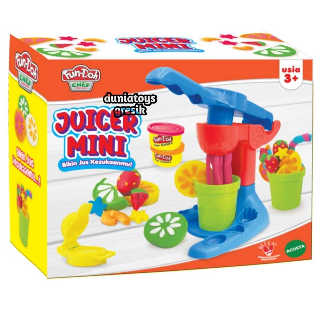 Mainan Fun Doh Plastisin Set Cetakan 28194 | Mainan Anak Perempuan Terbaru Dan Bagus Mainan Edukasi Anak Cocok Untuk Kado Anak Yang Menarik | Mainan Anak Murah Meriah Mainan Fun Doh Jus Peras Terbaru Lilin Malam Plus Cetakan