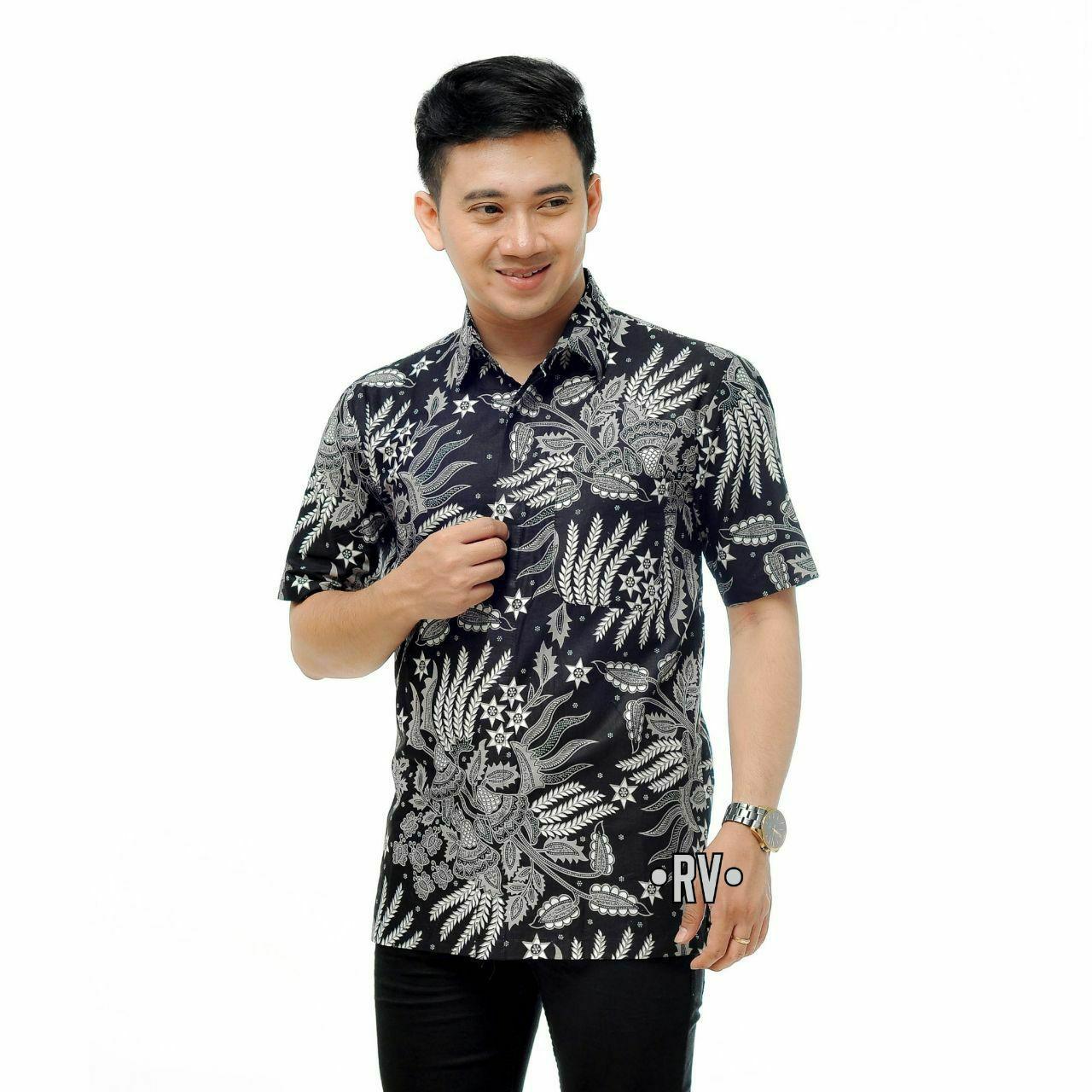  Dimana  Beli  Baju  Batik Pria Murah Kemeja Batik Pria Lengan 