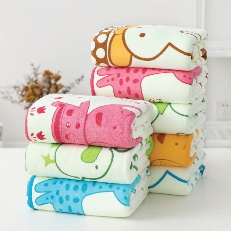 Handuk Bayi Handuk Anak Mandi Bayi Lembut Halus ukuran 50x100cm Baby Putih