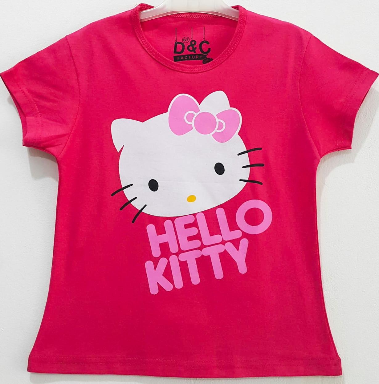King World Kaos Anak Cewek Motif HELLO KITTY FANTA hello world!