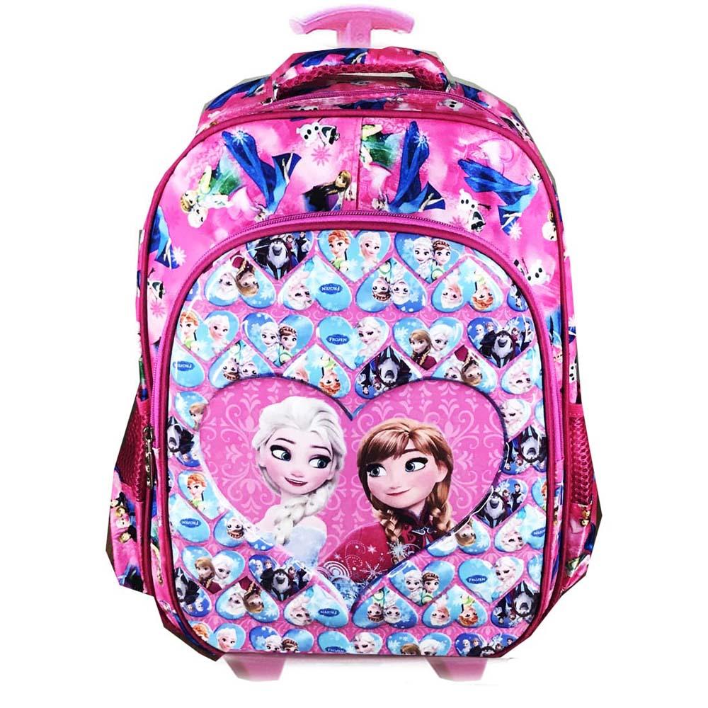 BGC Tas Troley Sekolah Anak SD Frozen Fever Love IMPORT High Quality