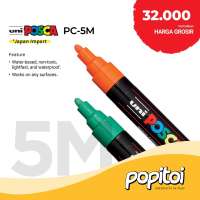 UNI POSCA PC-5M Paint Marker (Medium Point) Acrylic Akrilik Spidol Warna Kaligrafi