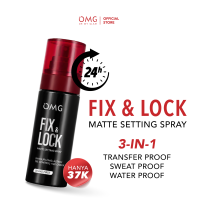 OMG OH MY GLAM Fix & Lock Matte Setting Spray 60 ml - 24 Jam Makeup Anti-Longsor!