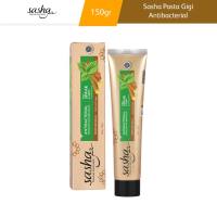 SASHA Pasta Gigi Siwak Anti Bacterial Whitening Gigi Berlubang  Halal 150 gr