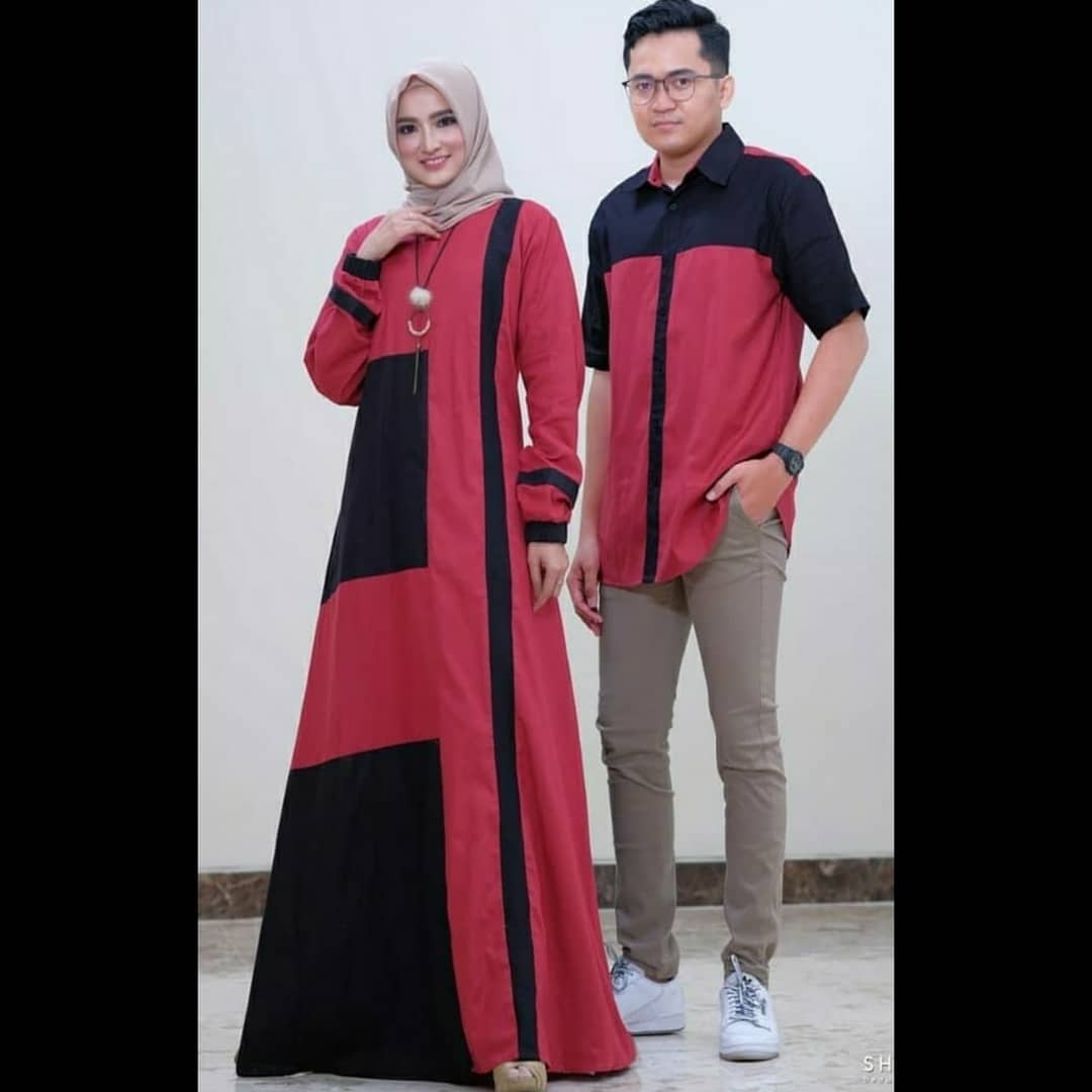 Baju Muslim Modern NAZWA COUPLE MC MOSSCRAPE ( Dapat GAMIS + KEMEJA ) Baju Gamis Couple Modern 2020 Pasangan Baju Couple Keluarga Couple Pasangan Muslim Baju Couple Kondangan Gamis Couple Pasangan Kemeja Muslim Baju Couple Kemeja Baju Couple