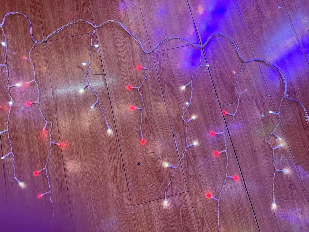 Dinoso Lampu Tirai tumbler LED Dekorasi Hias Natal 100 LED Lampu Dekorasi Rumah/Lampu kamar Aestetic