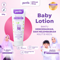 [BEST SELLER] Purela Nourishing Baby Lotion 185 gram - Natural Skincare -  Skincare Baby - Lotion Baby - Membantu Mencerahkan dan Perawatan Kulit Sensitif Bayi &  Anak-Anak  -  Protector Natural Organic Baby Newborn - Lembab hingga 24 jam