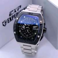 Jam Tangan Pria Expedition E 6800 E6800 EXP 6800 Original Garansi Resmi 1 Tahun - Tali Rubber