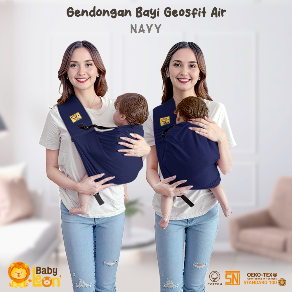 BABYLEON Gendong Bayi 0-3Th Geosfit Air Gendongan Bayi Samping SSC Gendongan Bayi Instan M Shape Newborn BY-44-20 Perlengkapan Bayi Baru Lahir