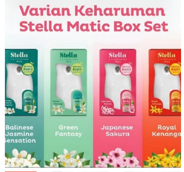 Stella Matic Box Alat - ALL VARIANT Pengharum Ruangan Otomatis/Pewangi Ruangan