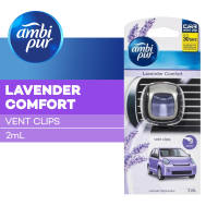 Ambi Pur Pengharum Mobil Lavender Comfort Clips 2ml