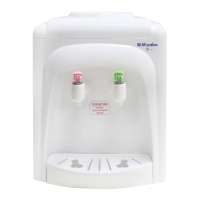 Miyako Water Dispenser WD-185H 350Watt - Top Loading - Hot & Normal