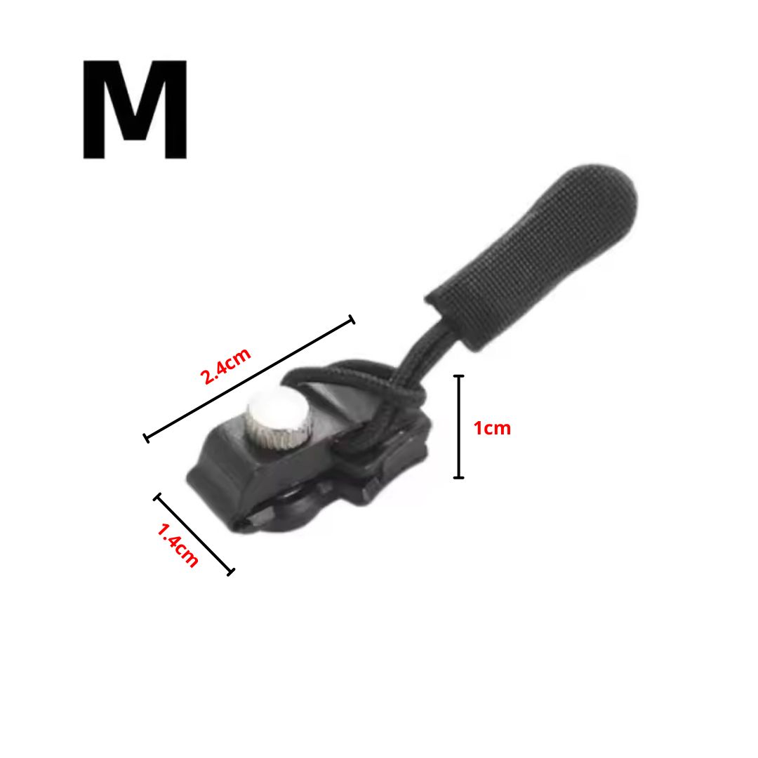 Ritsleting Pengganti Zipper universal Dapat Dilepas Pengganti Penarik Ritsleting Aksesori Fashion Uniseks BRG