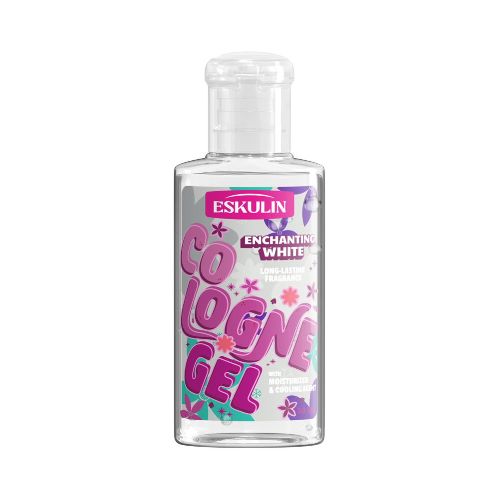 Eskulin Cologne Gel  Enchanting White Botol 50ml