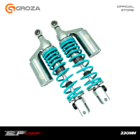 GROZA - EF SERIES 330MM Double Shock | Shockbreaker Tabung Atas Yamaha (NMax Nmax Old) | Suspensi Matic Groza | Sok 330mm | sok groza | Shockbreaker Groza