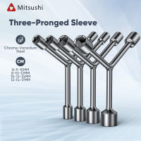Mitsushi Kunci Sok Y Putih 8 9 10 12 14 17 mm Kunci Shock Y Shock Kunci Y Y Triangle socket wrench Socket Wrench kunci socket set