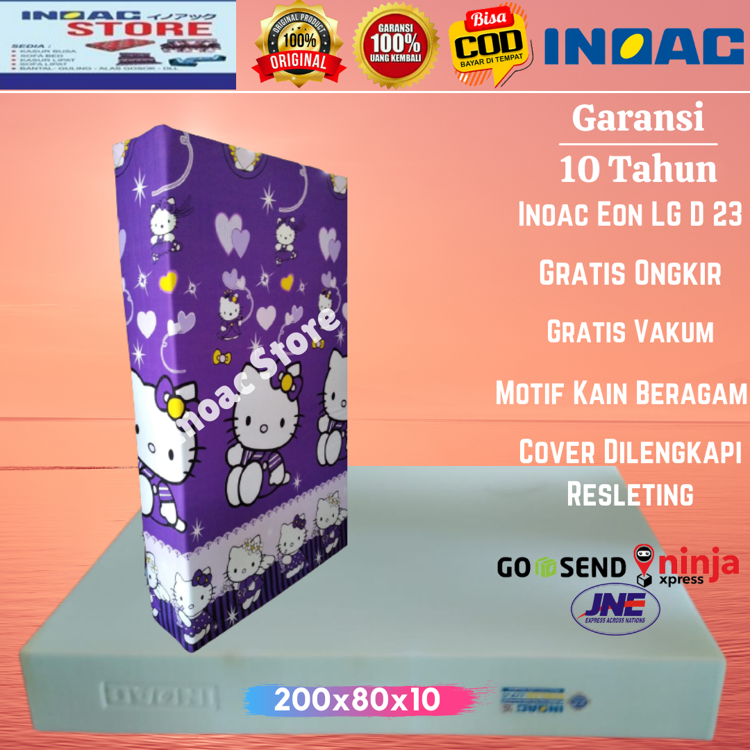 Kasur Busa INOAC EON LG D.23 Tebal 10 cm Murah Asli Original Garansi 10 Tahun Distributor Pt Inoac Polytechno Indonesia Inoac Store