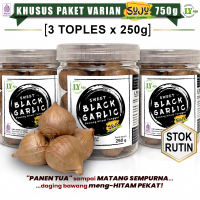 Bawang Hitam Tunggal LY Aja Black Garlic Premium 250g Paket 750g