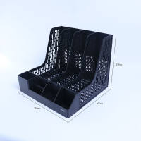 Bantex File Organizer / Magazine Holder / Rak Simpan Buku dan Pena / Bahan PP | 4 Section BJ7648