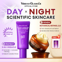 VIBRANT GLAMOUR 577 Spot-Correcting Tinted Sunscreen SPF50+ PA+++ Perlindungan Flek Hitam | Coverage Berwarna yang Mencerahkan | Perlindungan Sinar UV 50g